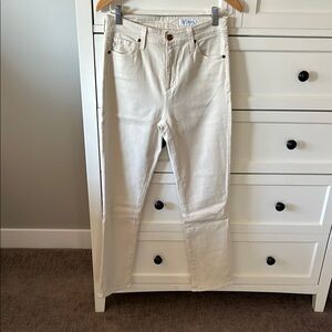 AG Women's cream Jeans (size 27)